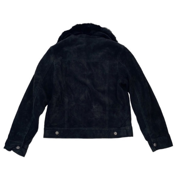 Theory Real Fur Leather Jacket - Picture 12 of 12